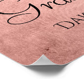 Glitzer der Zapfwelle | Terra Cotta Abschluss Poster (Ecke)