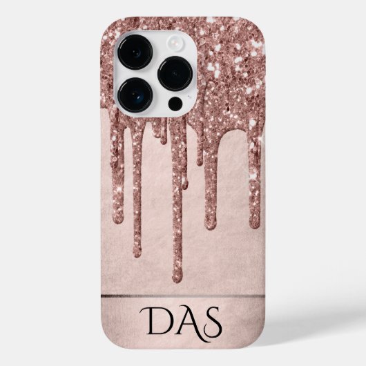 Glitzer der Zapfwelle | Terra Cotta Pour Monogram Case-Mate iPhone Hülle (Rückseite)