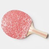 Glitzer Design Tischtennis Schläger (Seitenansicht)