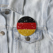 Glitzer Deutschland Flagge mit Glitzern Button (Beispiel)