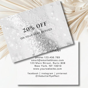 Glitzer Discount Card Rabattkarte