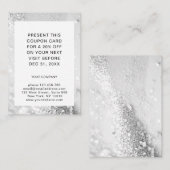 Glitzer Discount Card Rabattkarte (Vorne/Hinten)