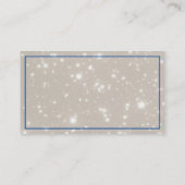 Glitzer Dog Grooming Business Card Visitenkarte (Rückseite)