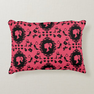 Glitzer Doll Birthday Glam Fashion Dekokissen