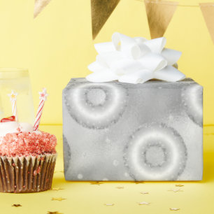 Glitzer Donut Confetti Pattern Geschenkpapier