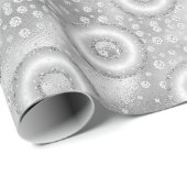 Glitzer Donut Confetti Pattern Geschenkpapier (Rolleneckpunkt)