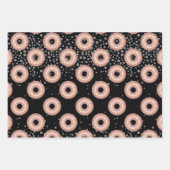 Glitzer Donut Confetti Pattern Geschenkpapier Set (Vorderseite 2)