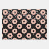 Glitzer Donut Confetti Pattern Geschenkpapier Set (Vorderseite)