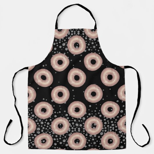 Glitzer Donut Confetti Pattern Schürze (Vorderseite)