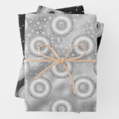 Glitzer Donut Pattern Geschenkpapier Set (Beispiel)
