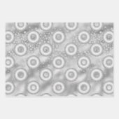 Glitzer Donut Pattern Geschenkpapier Set (Vorderseite)