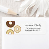 Glitzer Donut Rücksendeadresse (Insitu)