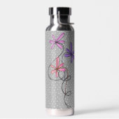 Glitzer Doodle Dots Trinkflasche (Links)