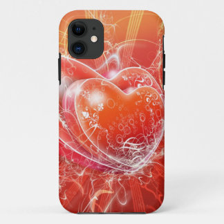 Glitzer-doppelter Herz-Fall Case-Mate iPhone Hülle