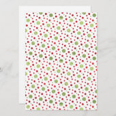 Glitzer Dots in Weihnachten Rot und Grün Glitzer (Vorne/Hinten)