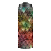 Glitzer Dragon Scale Muster Thermosbecher (Vorderseite)