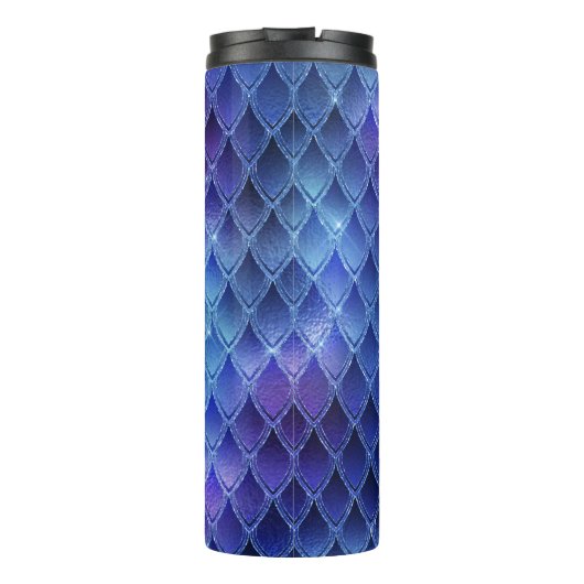 Glitzer Dragon Scale Muster Thermosbecher (Rückseite)
