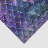 Glitzer Dragon Scales-Muster Seidenpapier (Ausschnitt)