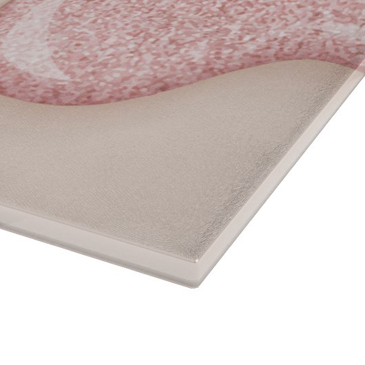 Glitzer Drilling Paint Cutting Board Schneidebrett (Ecke)