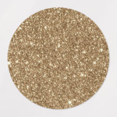 Glitzer drucken etiketten (Design 2)