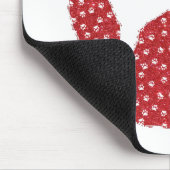 Glitzer-Druckknöpfe Mousepad (Ecke)