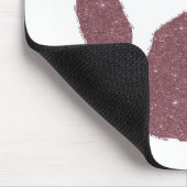 Glitzer-Druckknöpfe Mousepad (Ecke)