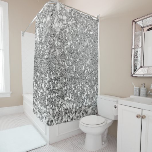 Glitzer-Duschvorhang Duschvorhang (Beispiel)