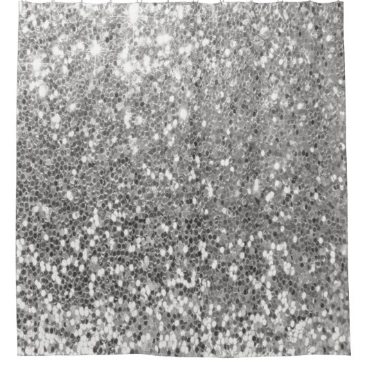 Glitzer-Duschvorhang Duschvorhang (Vorderseite)