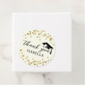 Glitzer Dust Confetti Abschluss Vielen Dank Geschenkanhänger (Beispiel)