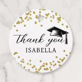 Glitzer Dust Confetti Abschluss Vielen Dank Geschenkanhänger