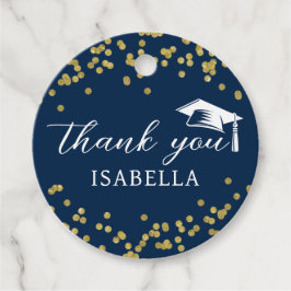 Glitzer Dust Confetti Abschluss Vielen Dank Geschenkanhänger