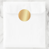 Glitzer-Effekt-Imitate Gold Blank Template Glam To Runder Aufkleber (Tasche)
