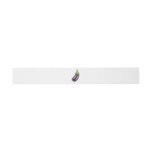 Glitzer Eggplant Einladungsbanderole (Flach)