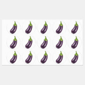Glitzer Eggplant Etiketten (Blatt)