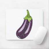 Glitzer Eggplant Mousepad (Mit Mouse)
