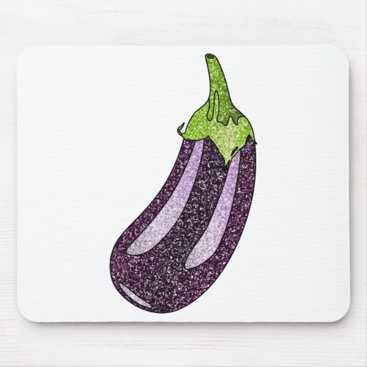 Glitzer Eggplant Mousepad (Vorne)