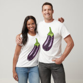 Glitzer Eggplant T-Shirt (Unisex)