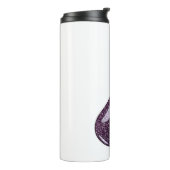 Glitzer Eggplant Thermosbecher (Nach links gedreht)