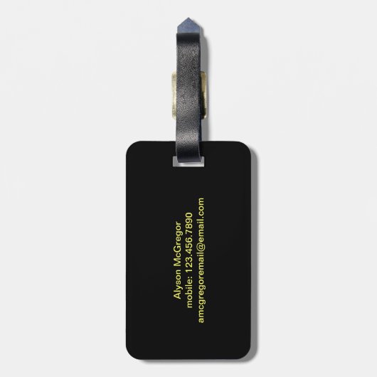 Glitzer-Eiffel-Turm-Paris-Gepäck-Umbau Gepäckanhänger (Rückseite vertikal)