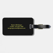 Glitzer-Eiffel-Turm-Paris-Gepäck-Umbau Gepäckanhänger (Rückseite horizontal)