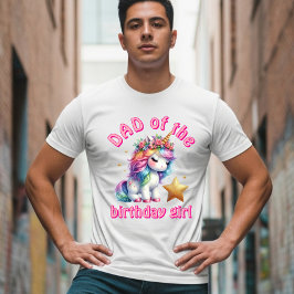 Glitzer Einhorn magische Mädchen Alter Geburtstag T-Shirt
