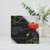 Glitzer Elegant Entschuldigung Karte (Stehend Vorderseite)