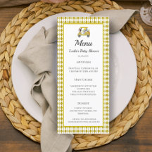 Glitzer Elephant & Monkey Golf Baby Duschmenü