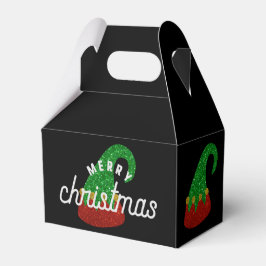 Glitzer Elf Hat Geschenkschachtel