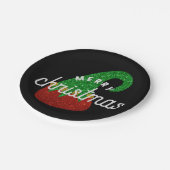 Glitzer Elf Hat Pappteller (Schrägansicht)