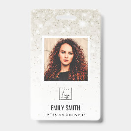 GLITZER-EMPLOYEE-FOTO BARCODE-NAME AUSWEIS