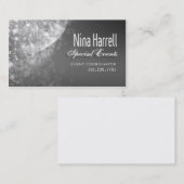 "Glitzer-" - Ereignis-Planer-Koordinator Visitenkarte (Vorne/Hinten)