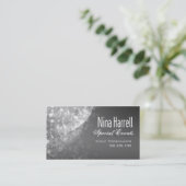 "Glitzer-" - Ereignis-Planer-Koordinator Visitenkarte (Stehend Vorderseite)