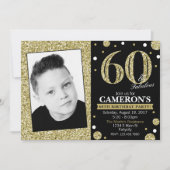 Glitzer-erwachsene Einladung (Vorderseite)