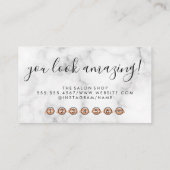 Glitzer | Eyelash Makeup Pinsel und Tools Treuekarte (Rückseite)